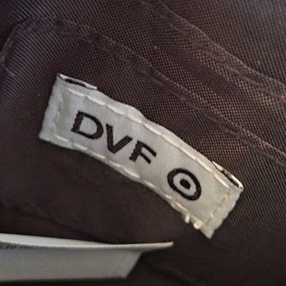 Diane Von Furstenberg DVF Target Cellphone Holder Pink Modern Geo Crossbody Bag - Picture 11 of 11